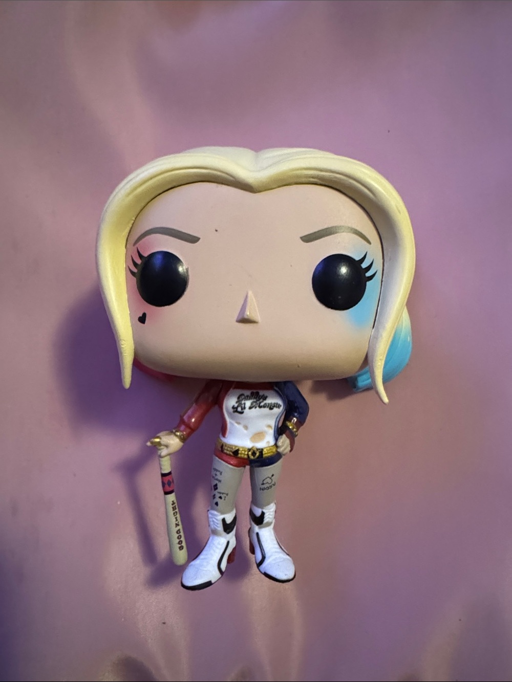 Funko Harley Quinn Blonde Hair with Pink & Blue Tips Pop! Vinyl
